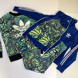 Adidas Originals Butterfly Bundle Sweatshirt & Europa Jacket &  Leggings Small S